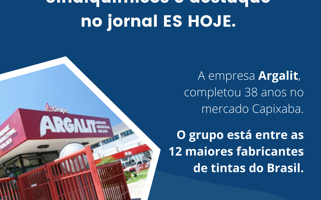 Indústria Associada ao Sindiquimicos é destaque no jornal ES HOJE.