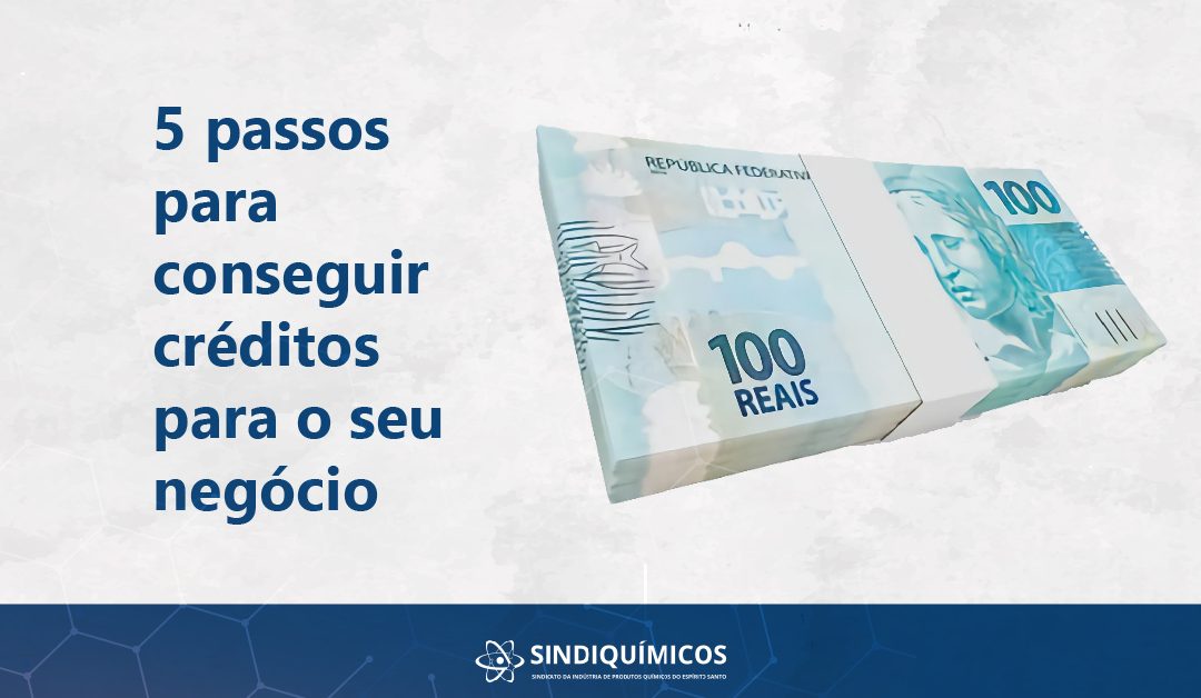 5 passos para conseguir créditos para o seu negócio