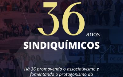 Sindiquimicos comemora 36 anos de fundação